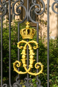 Berlin, Wannsee, Glienicke Palace, Johannitertor (Greifentor), coat of arms, Prince of Prussia Berlin, Wannsee, Glienicke Palace, Johannitertor (Greifentor), coat of arms, Prince of Prussia